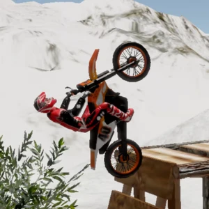Bike Trials Winter 1 unblocked online game