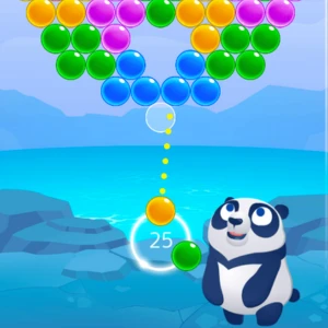 Panda Bubble Shooter unblocked online game