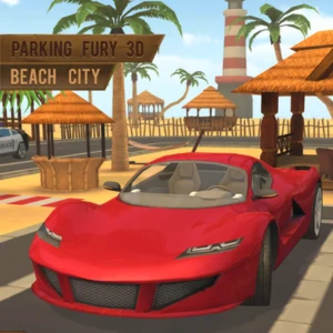 Parking Fury 3D Beach City unblocked online game
