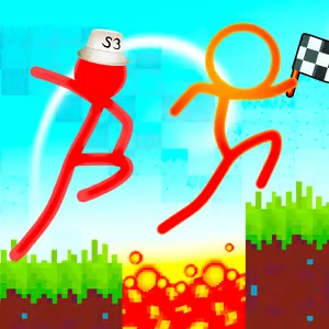 Stickman Parkour 3 unblocked online game